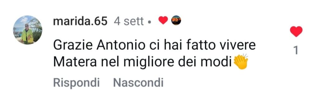 Recensione della turista Marida